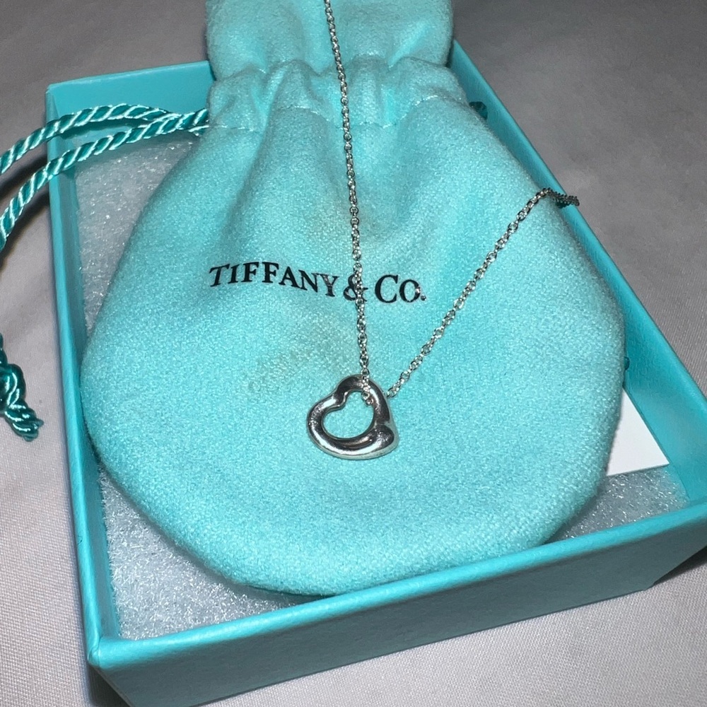 Tiffany & Co. Open Heart Necklace